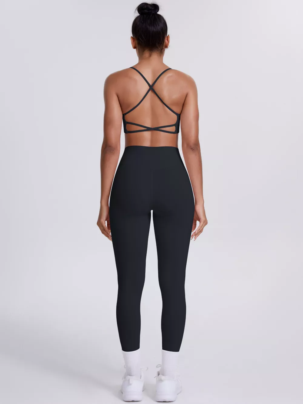 Criss-Cross Back Cami and Leggings Active Set, image 10