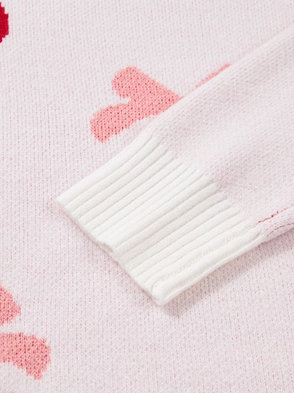 Cherry Pattern Drop Shoulder Sweater, image 8