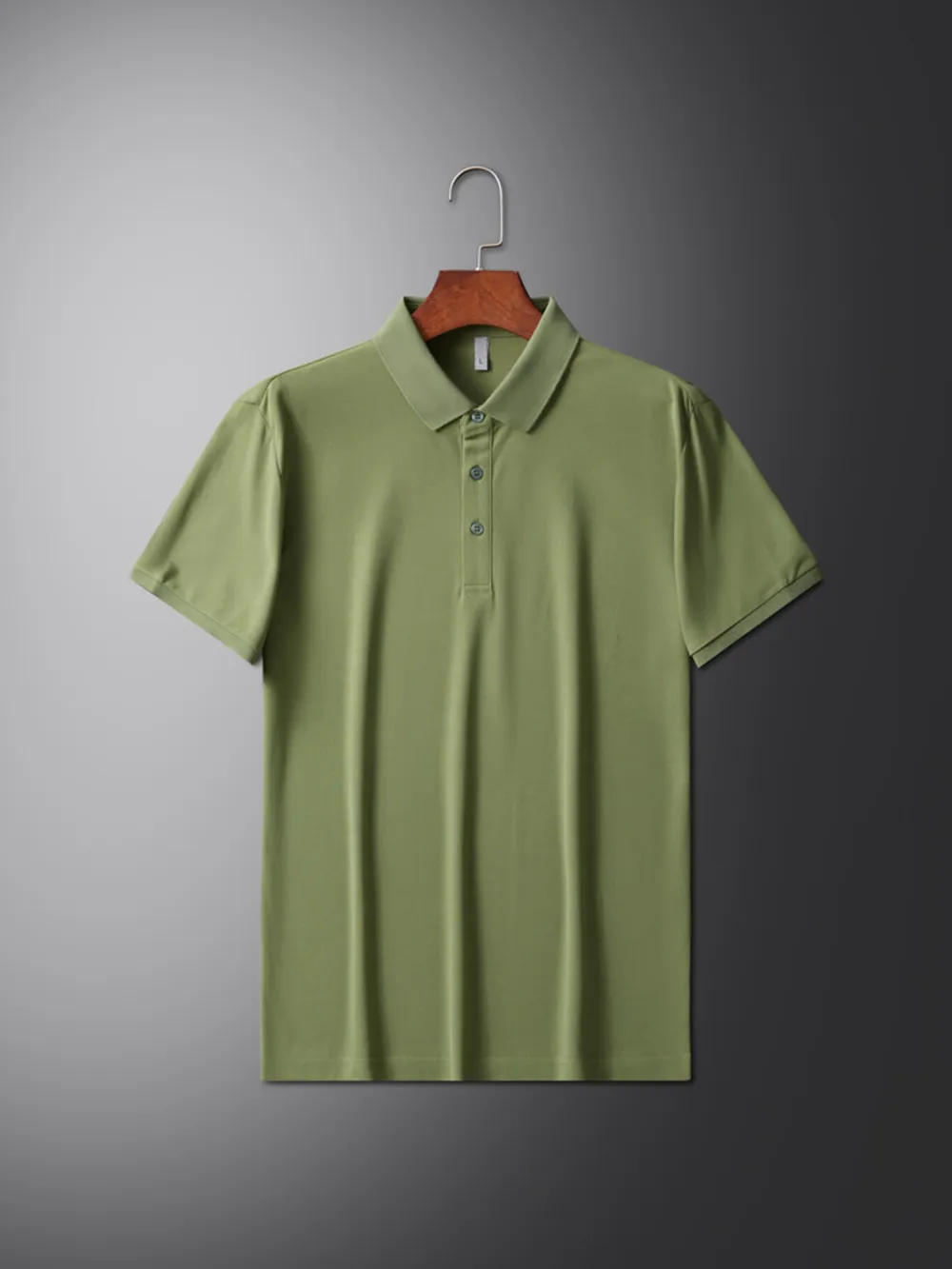 Men's Plus Size Slim Fit Short Sleeve Polo Shirt, image 4