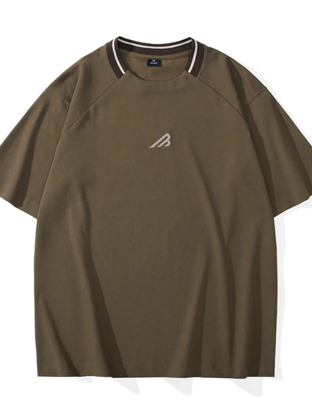 Men's Plus Size Round Neck Short Sleeve T-Shirt, image 5