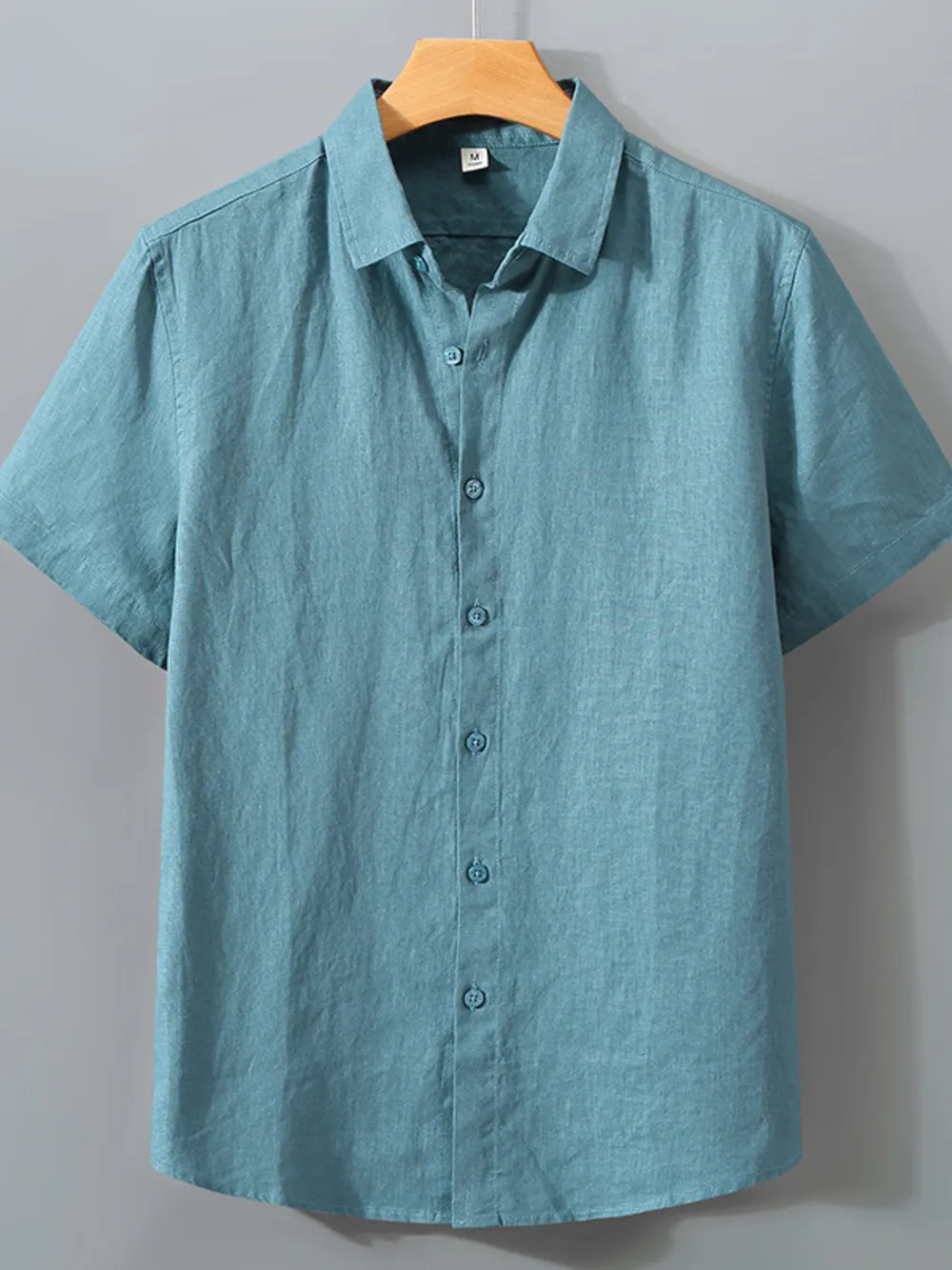 Men's Full Size Short Sleeve Button-Up Shirt Plus Size, image 6