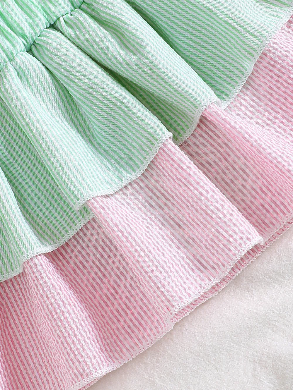 Children's Tie Strap Top & Layered Skirt Set, image 12