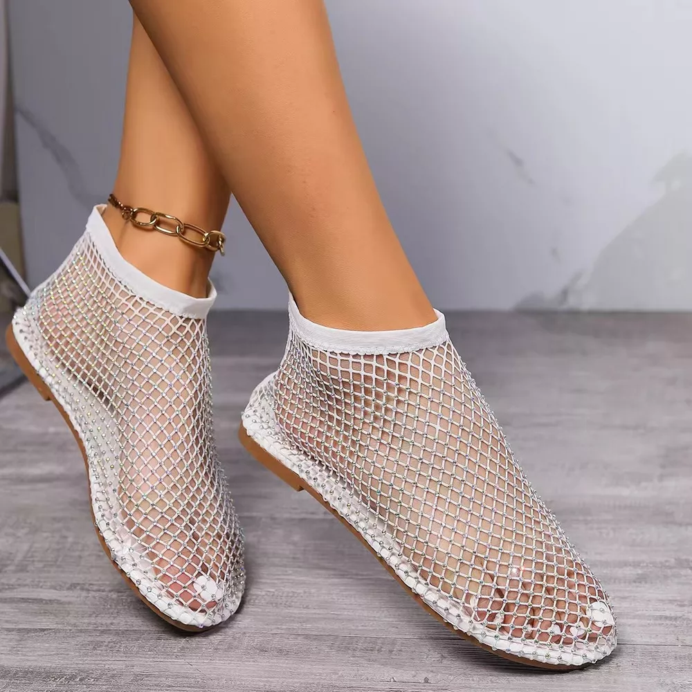 Round Toe Hollow Out Slip-Ons, image 5