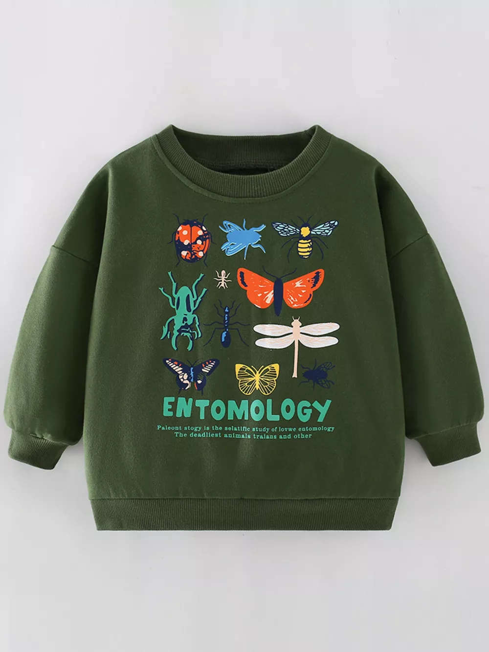 Children's Butterfly Crew Neck Sweatshirt