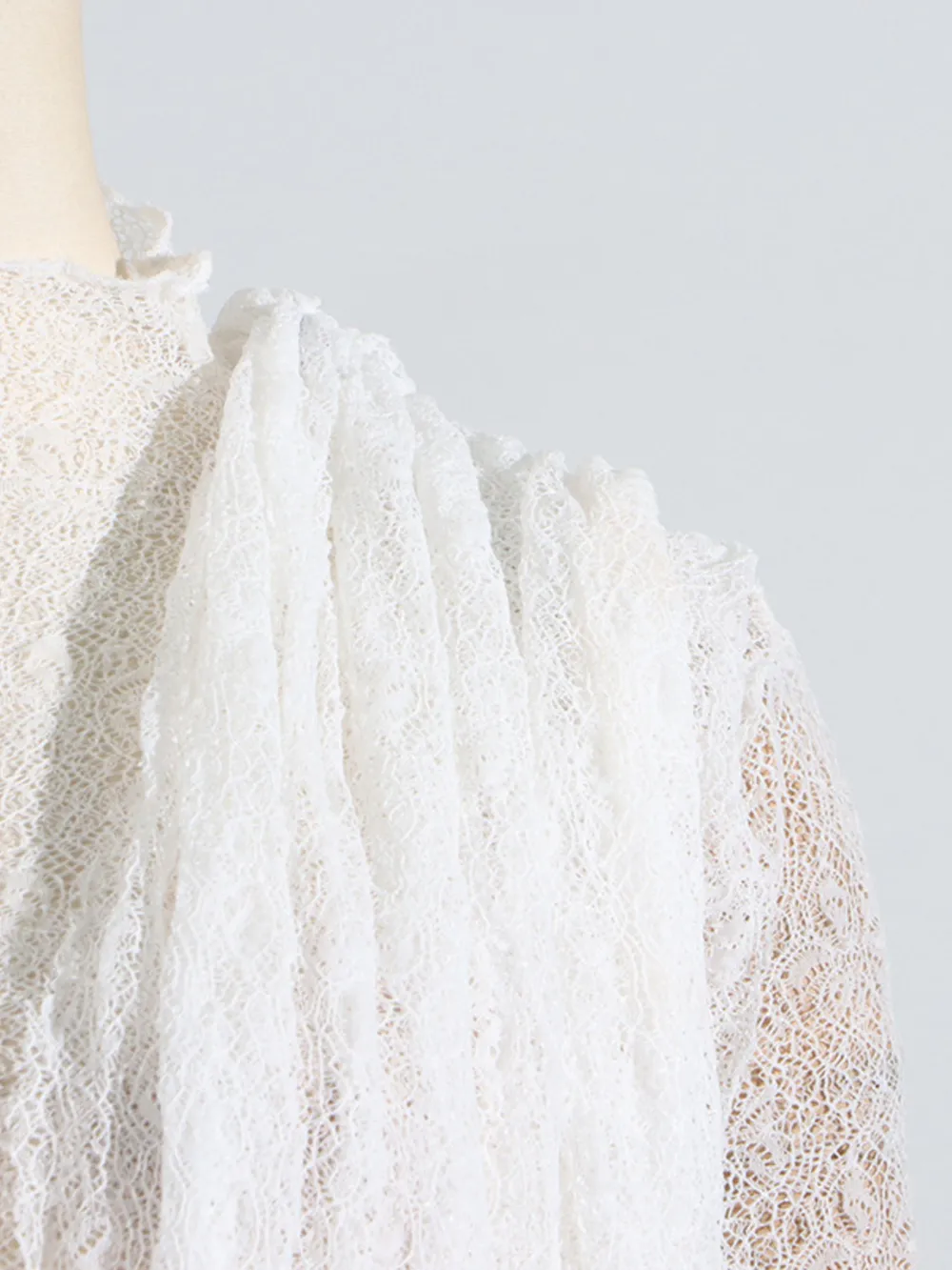 Ruffled Hem Lace Mini Dress, image 8