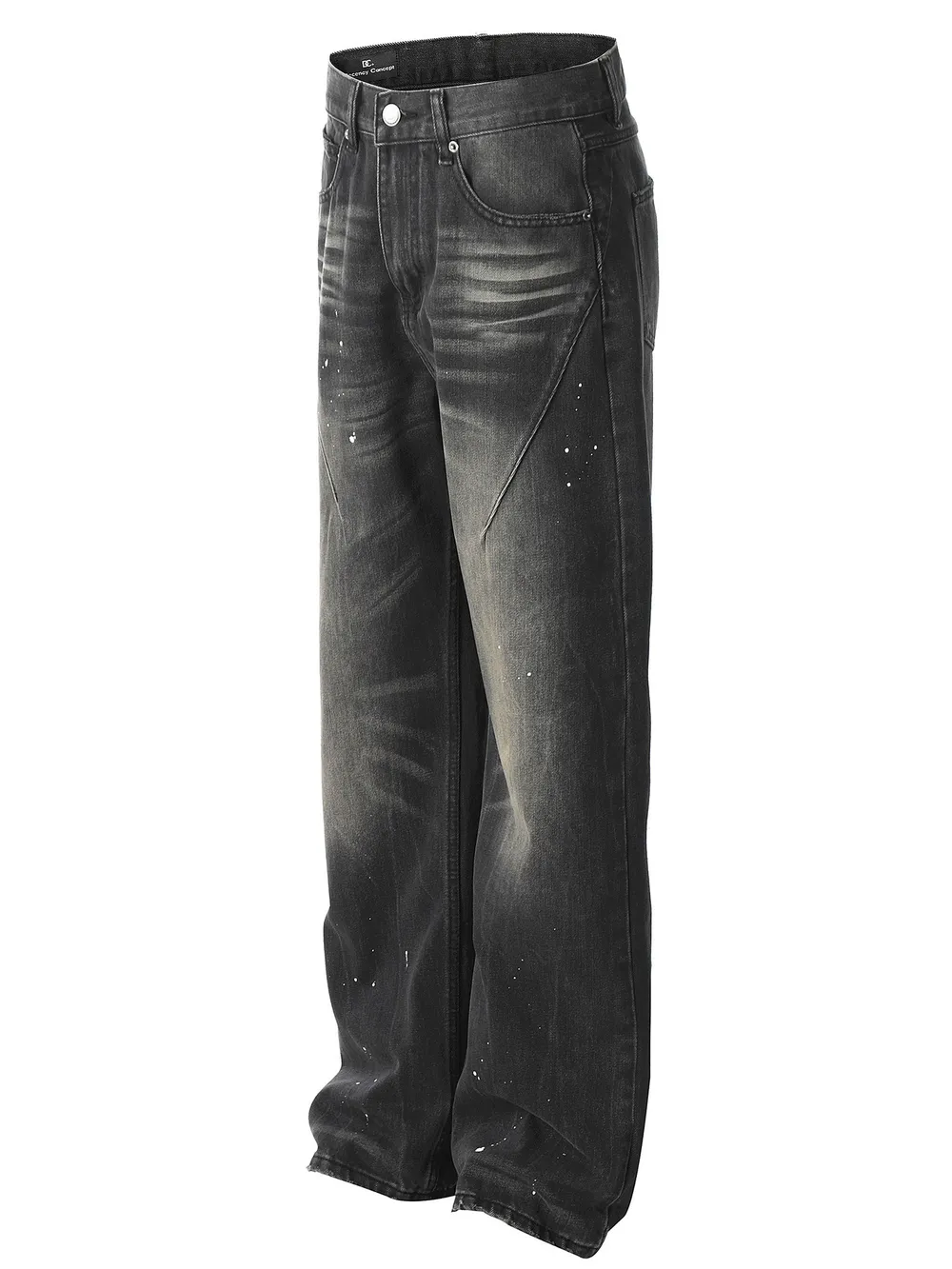Men's Vintage Washed Relaxed Fit Jeans, image 2