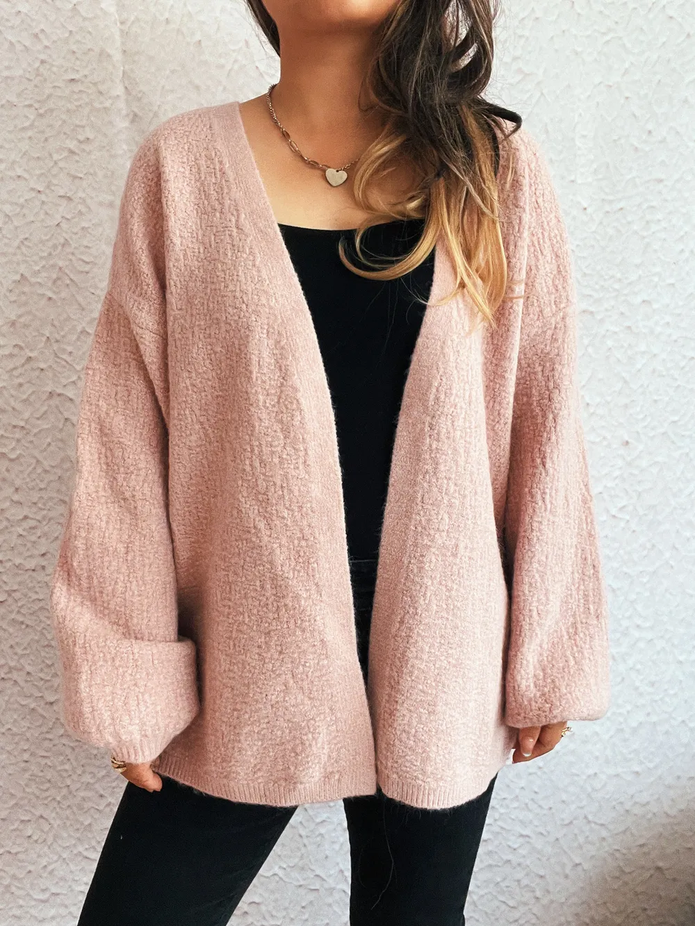 Open Front Long Sleeve Cardigan, image 17
