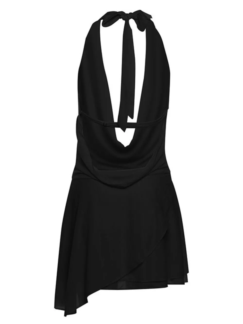 Ruffled Halter Neck Mini Dress, image 16