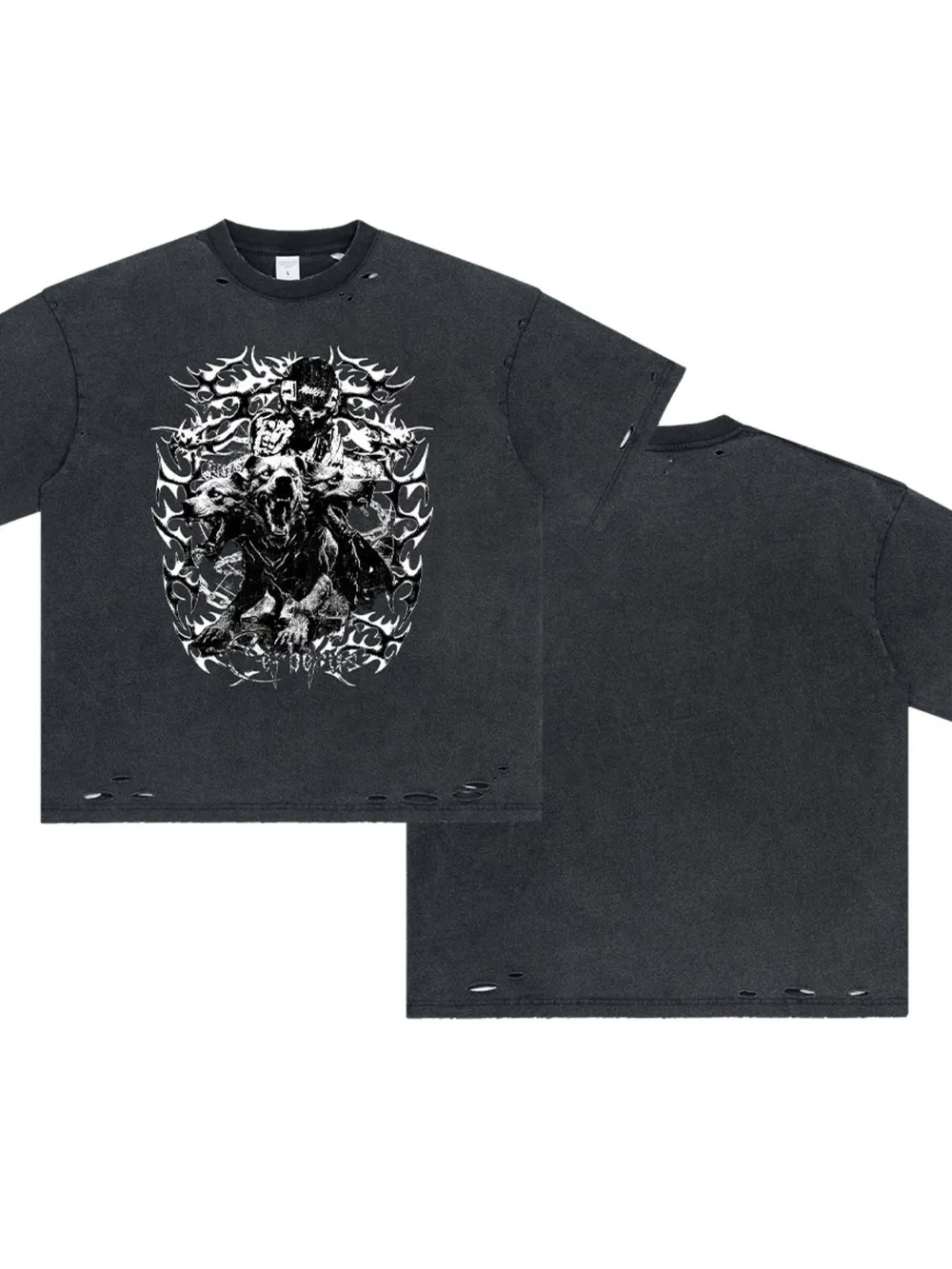 Men's Graphic Round Neck Half Sleeve T-Shirt, image 3