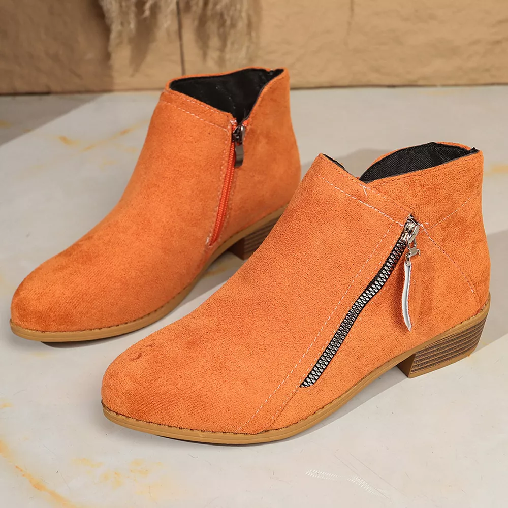 Point Toe Block Heels Boots, image 17
