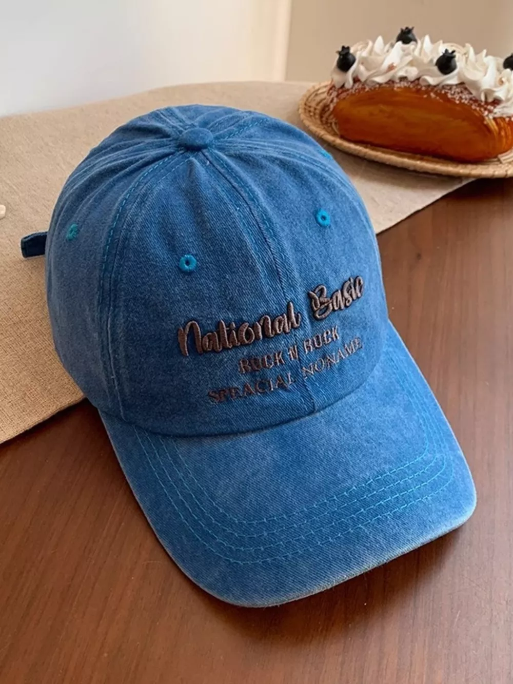Embroidered Washed Baseball Cap, image 6