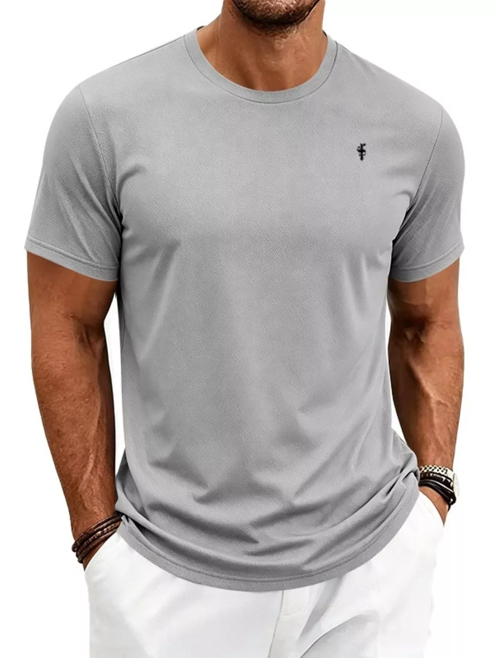 Men's Full Size Classic Fit Crew Neck T-Shirt Plus Size, image 13