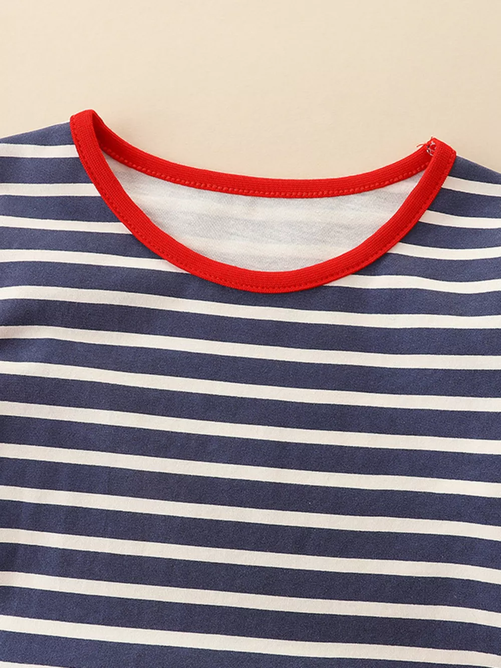 Children's Animal Applique Striped Dress, image 4