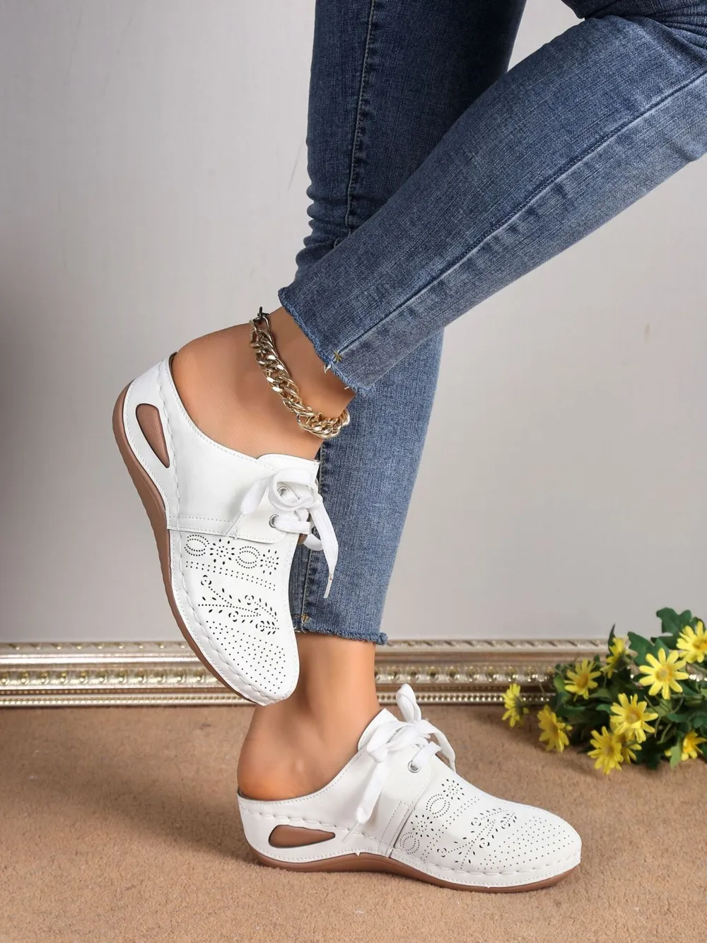 Breathable Lace-Up Slip-Ons, image 13