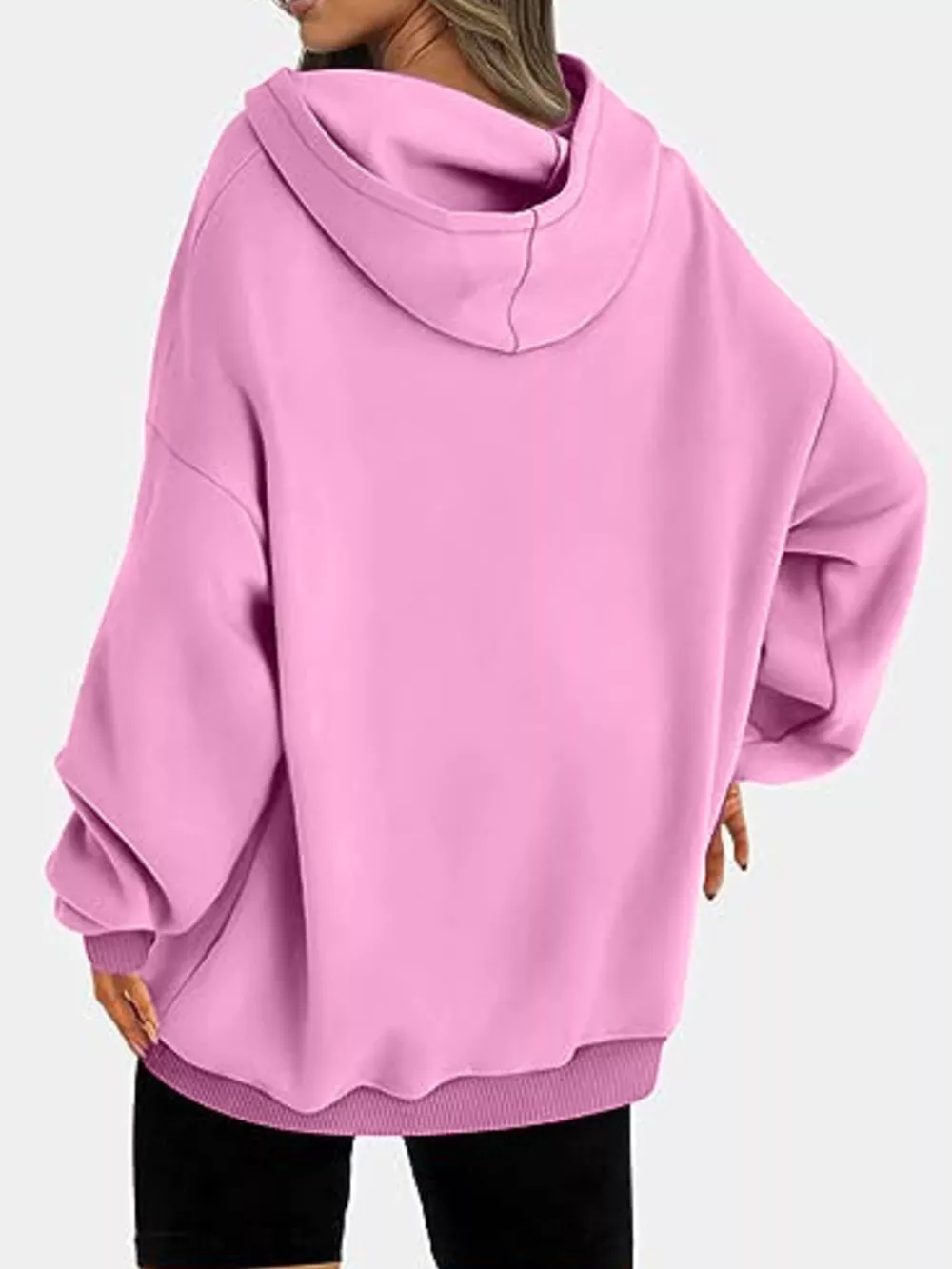 Drop Shoulder Long Sleeve Hoodie, image 23