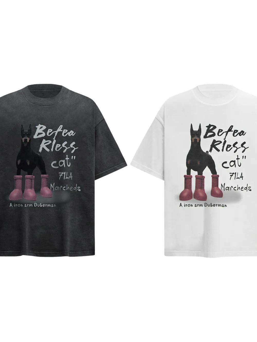Men's Dog Short Sleeve Oversized T-Shirt, image 10
