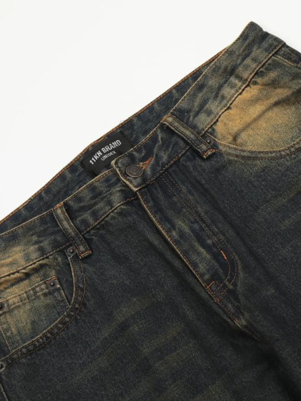 Men's Washed Flare Jeans, image 7