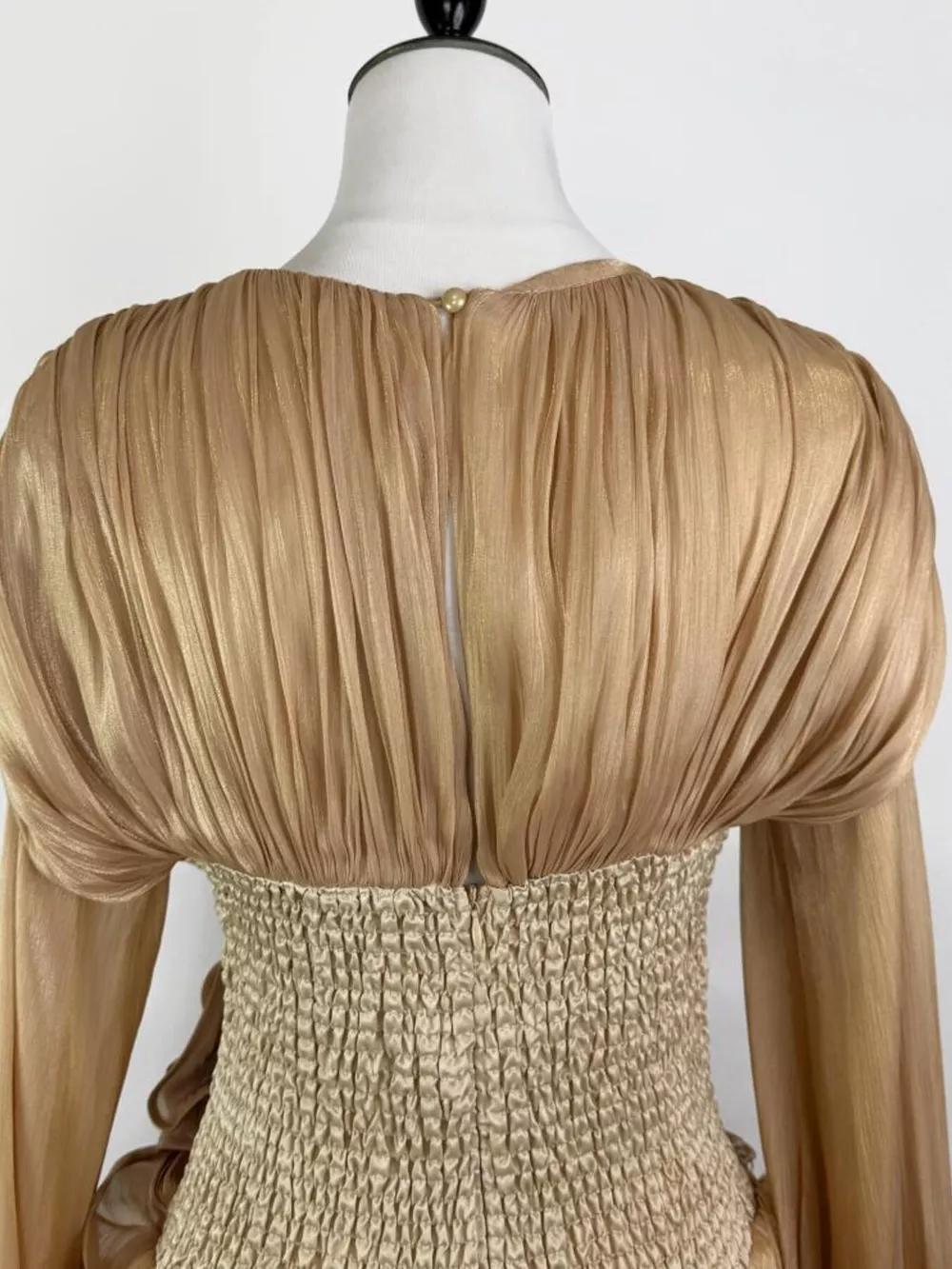 Ruffled Long Sleeve Mini Dress, image 14