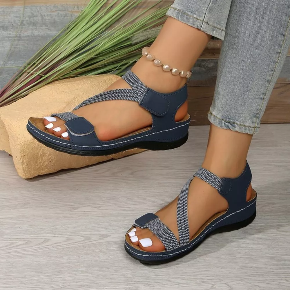 Open Toe Wedge Sandals, image 3