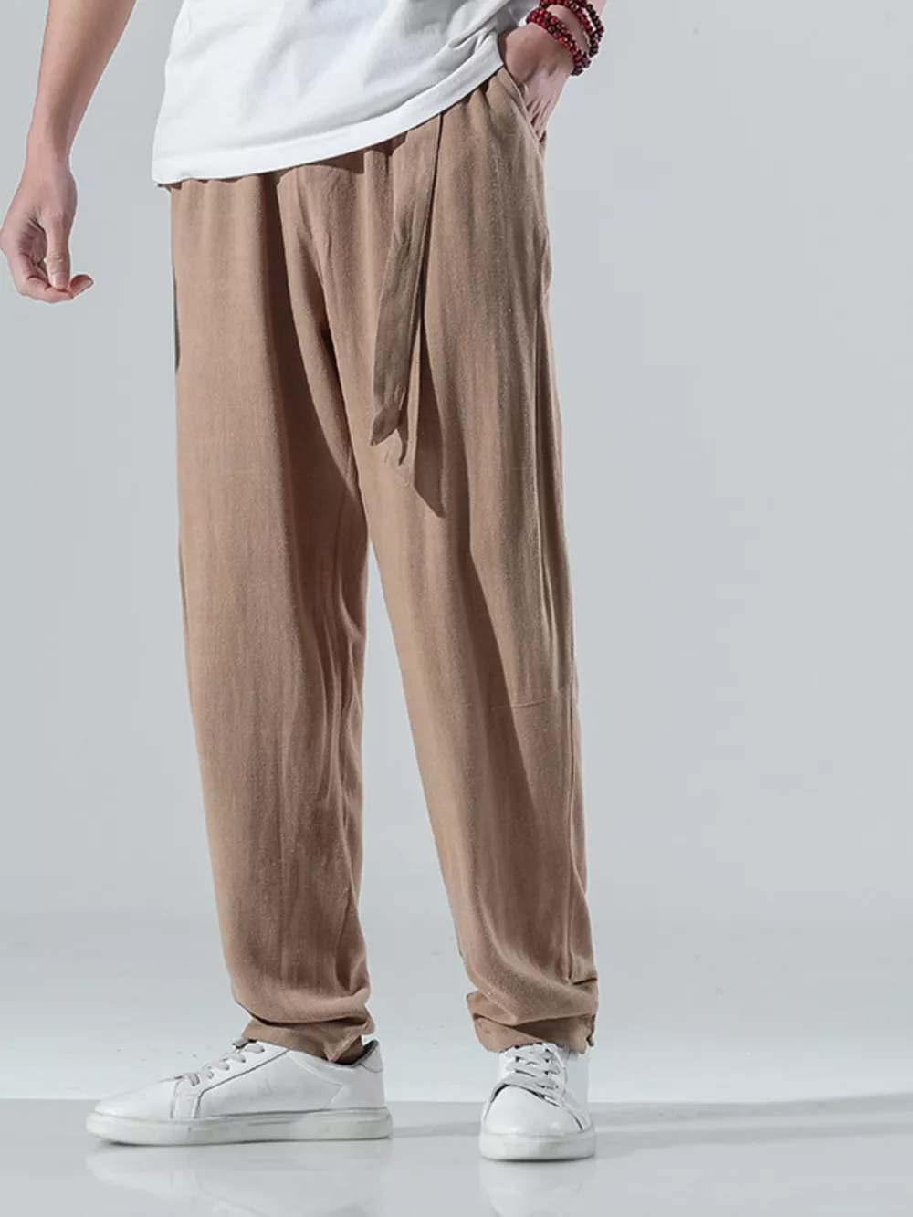 Men's Plus Size Relaxed Fit Casual Pants, image 4