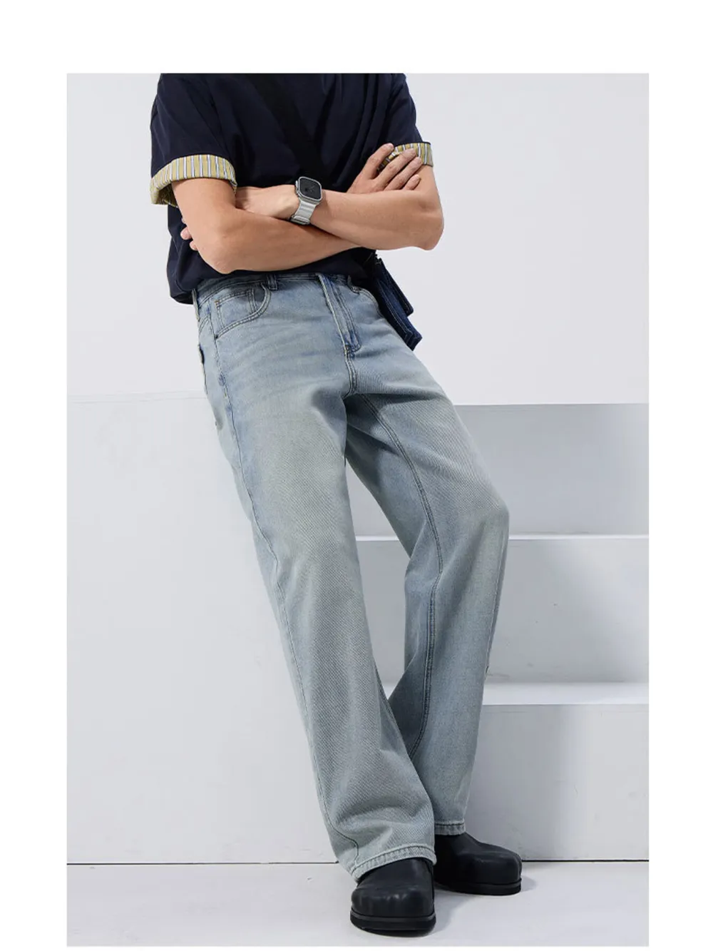 Men's Wash Relaxed Fit Jeans
