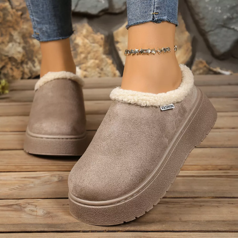 Plush Lined Platform Boots, image 9