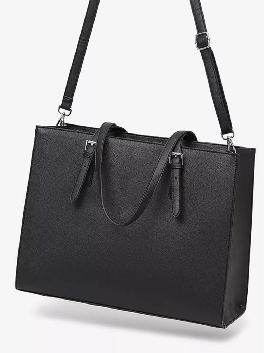Minimalist PU Leather Tote Bag, image 6