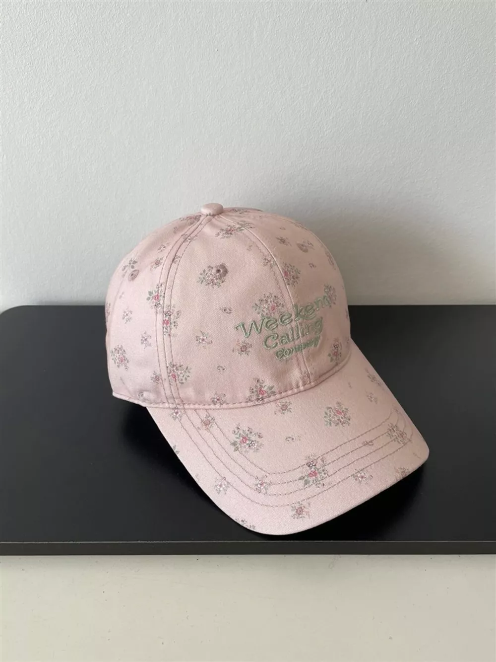Floral Embroidered Baseball Cap, image 6