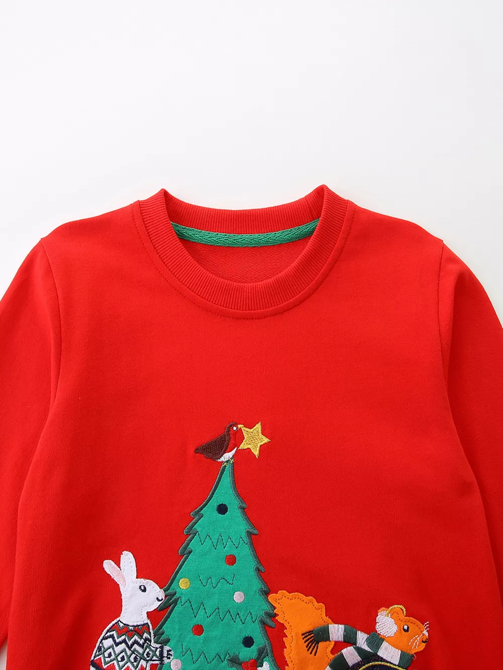 Children's Christmas Tree Crewneck Sweatshirt, image 4
