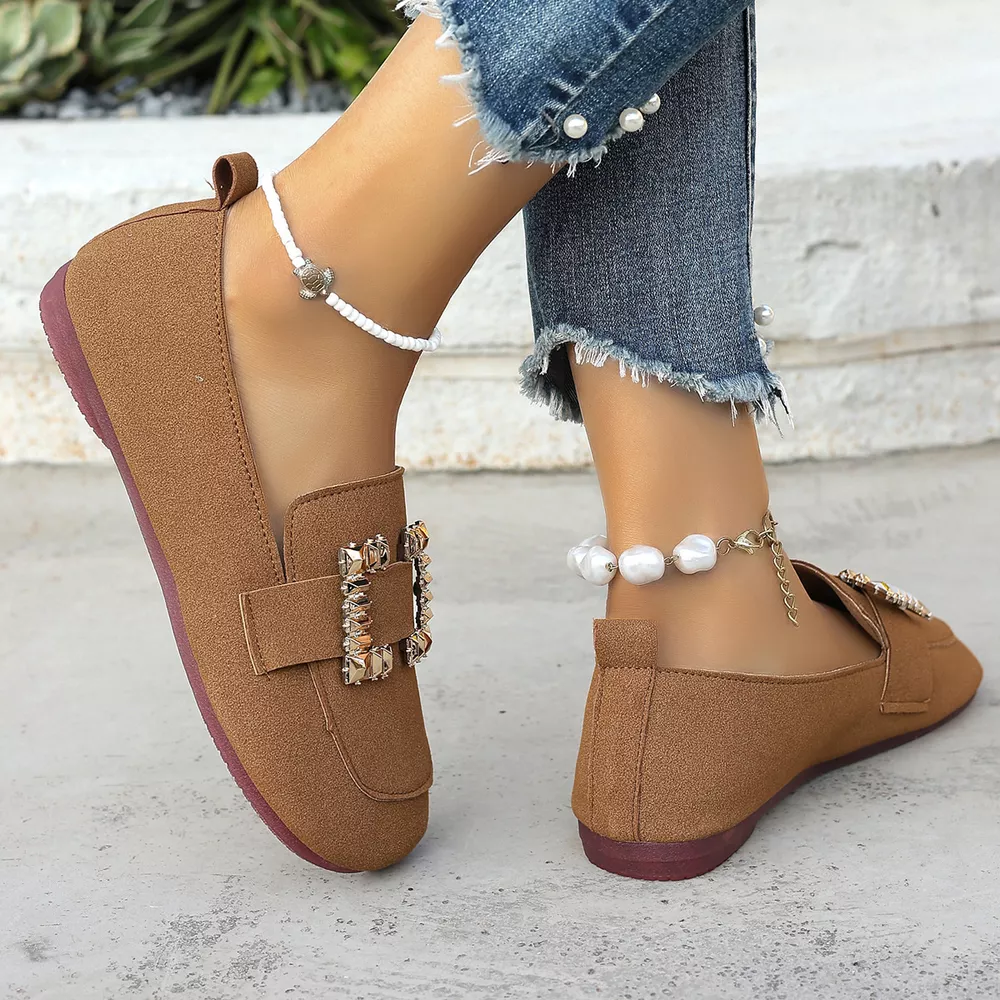Decor Buckle Round Toe Slip-On, image 8