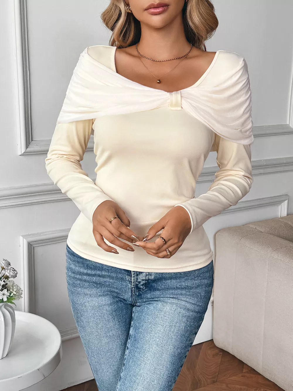 Bow Long Sleeve T-Shirt, image 10