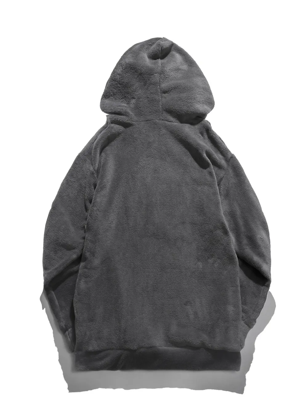Men's Drawstring Long Sleeve Fleece Hoodie, image 9