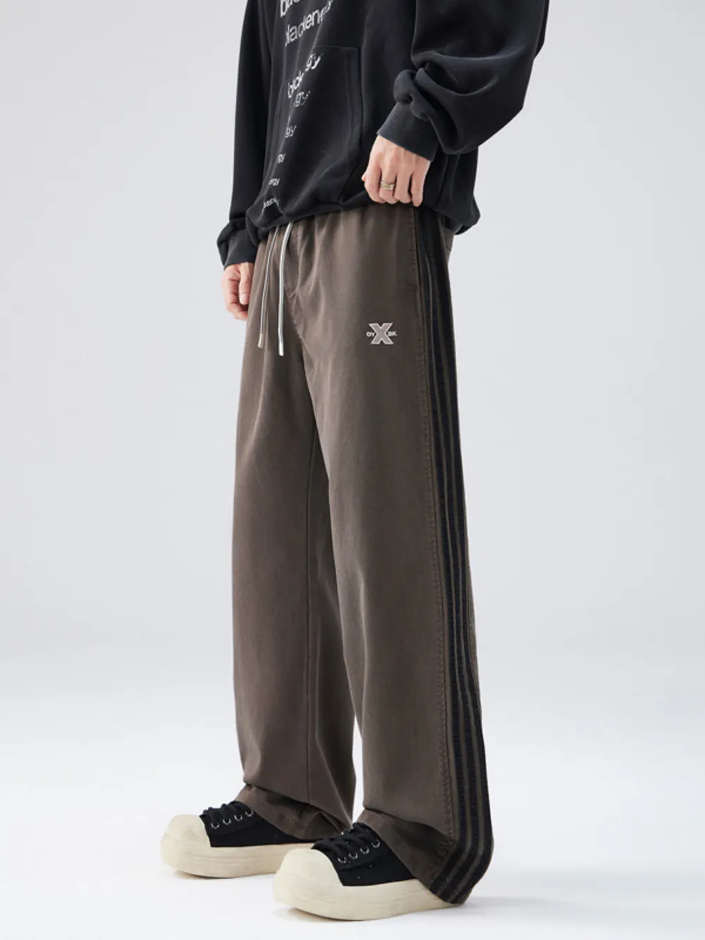 Men's Full Size Casual Loose Fit Drawstring Pants Plus Size, image 5