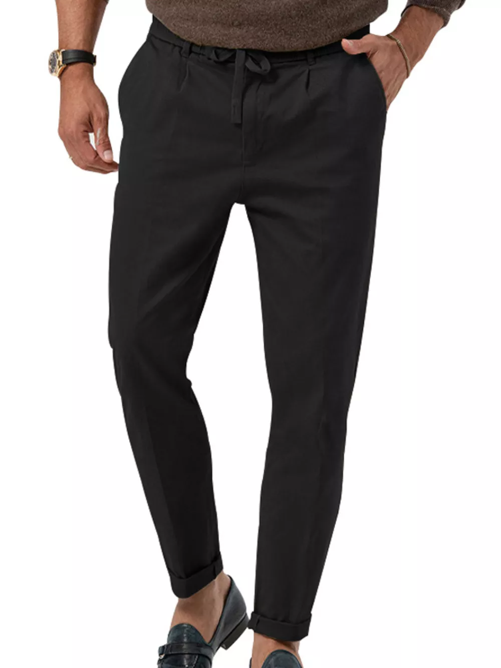Men's Full Size Casual Drawstring Pants Plus Size, image 7