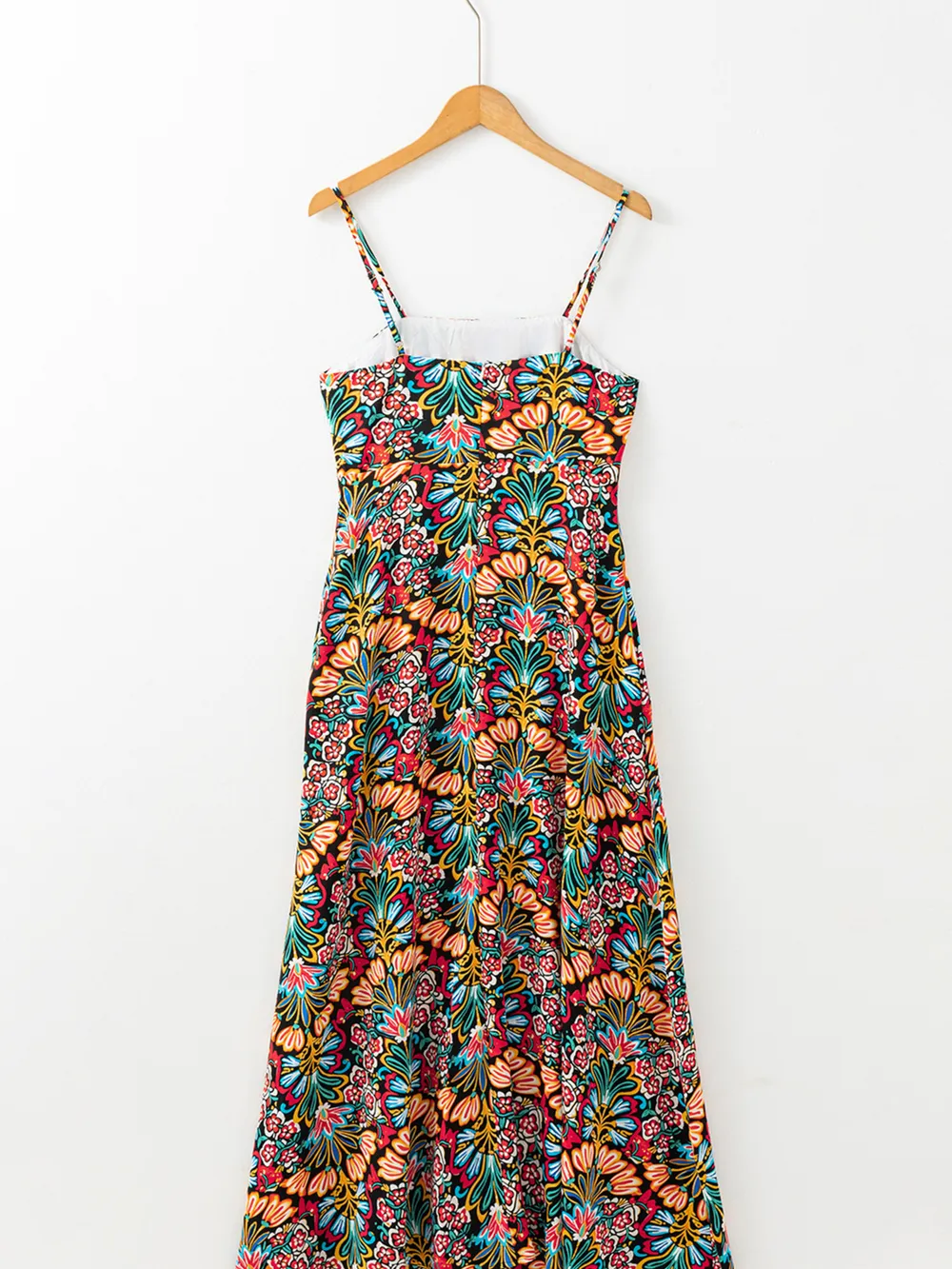 Floral Print Thin Straps High Waist Maxi Dress, image 15