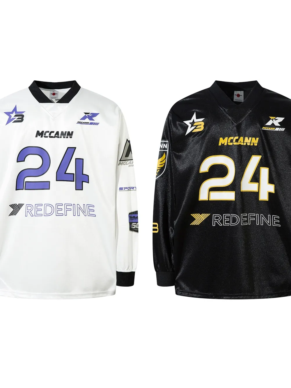 Men's Hockey Jersey Long Sleeve T-Shirt, image 4