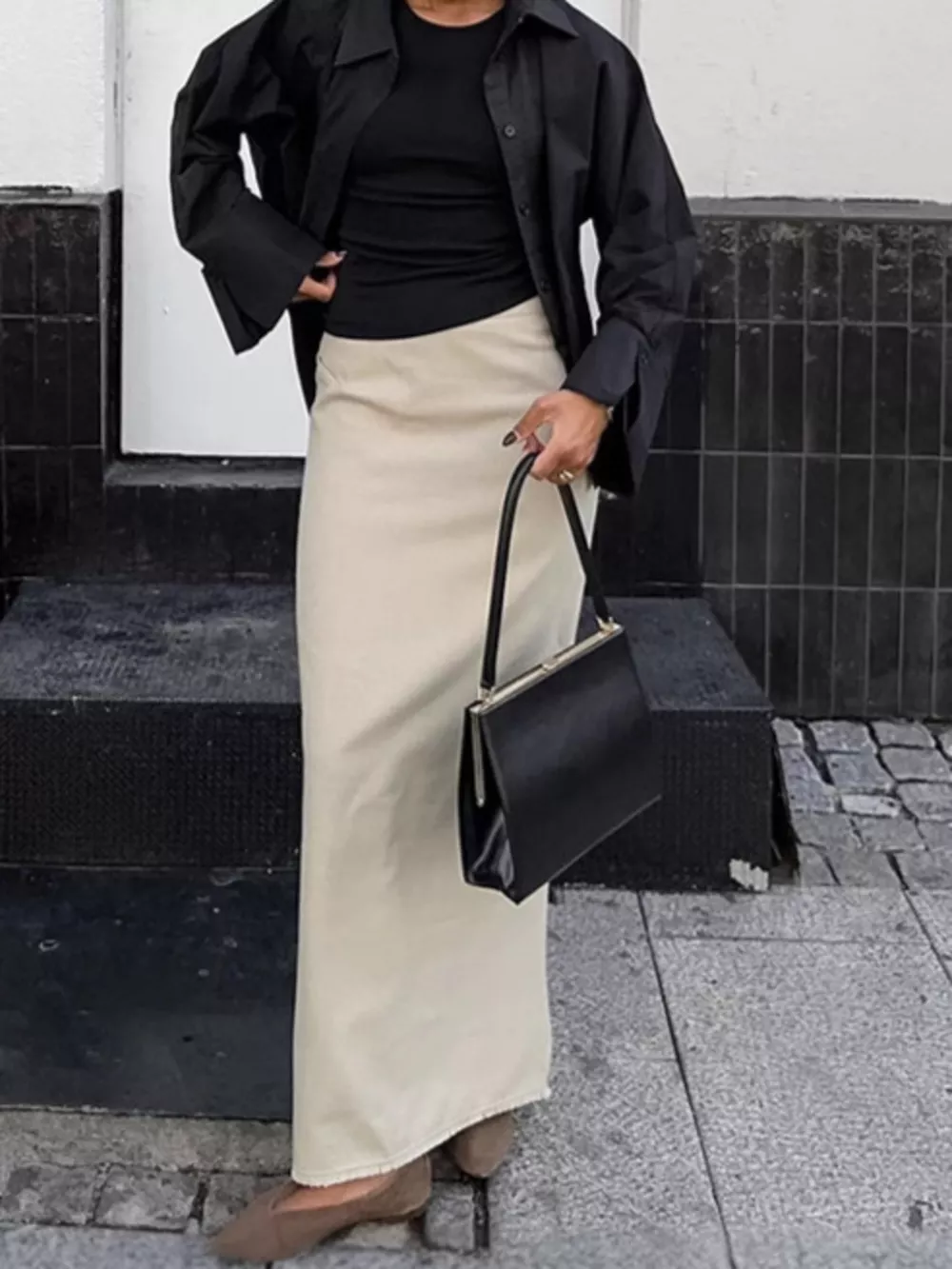 Slit Midi Skirt, image 2