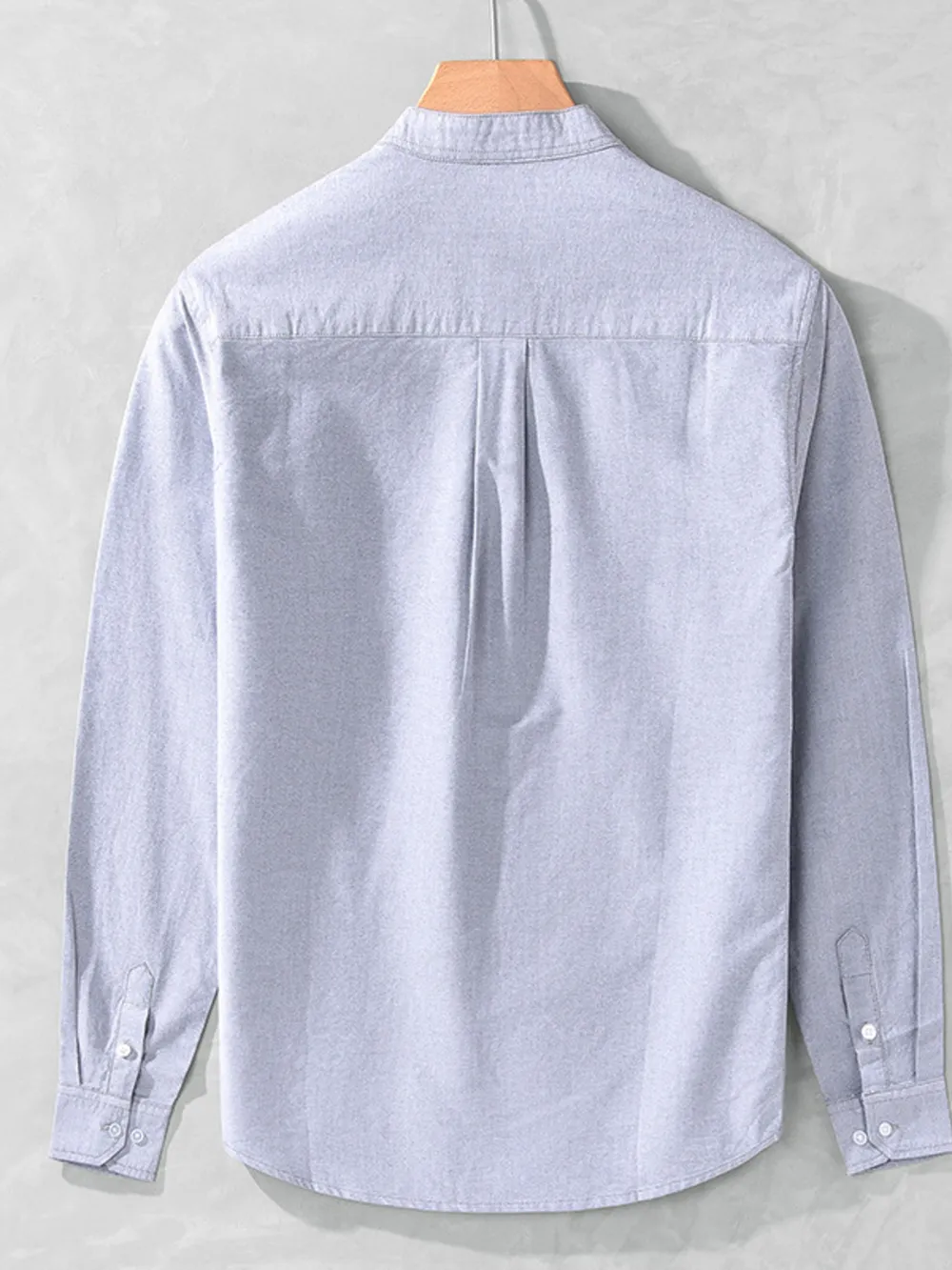 Men's Plus Size Button Up Long Sleeve Shirt, image 3