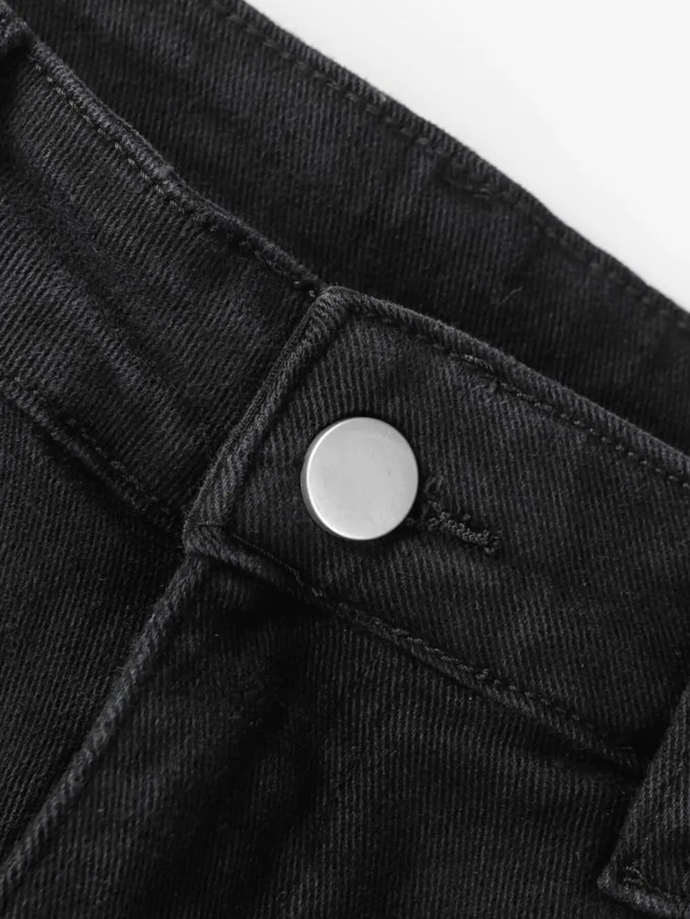 Men's High Waist Straight Leg Cargo Jeans, image 6