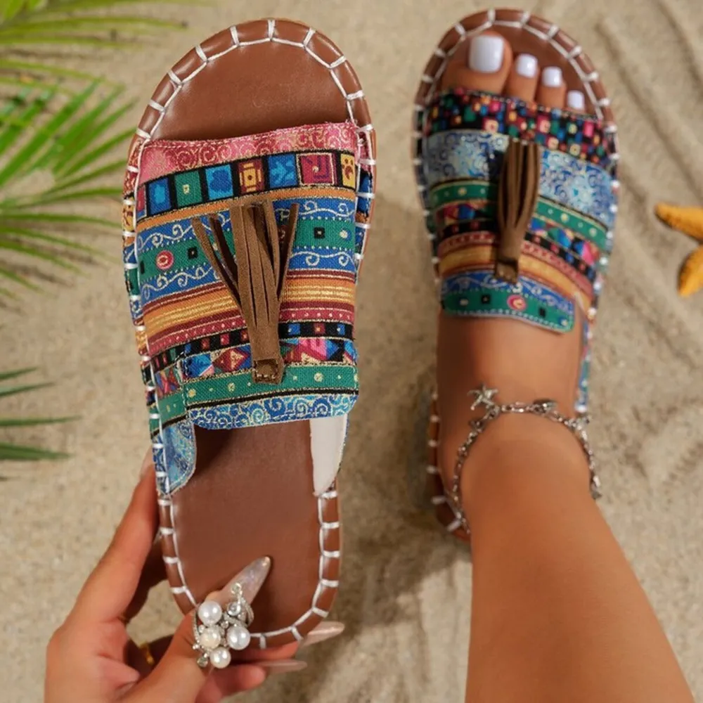 Tassel Open Toe Sandals, image 4