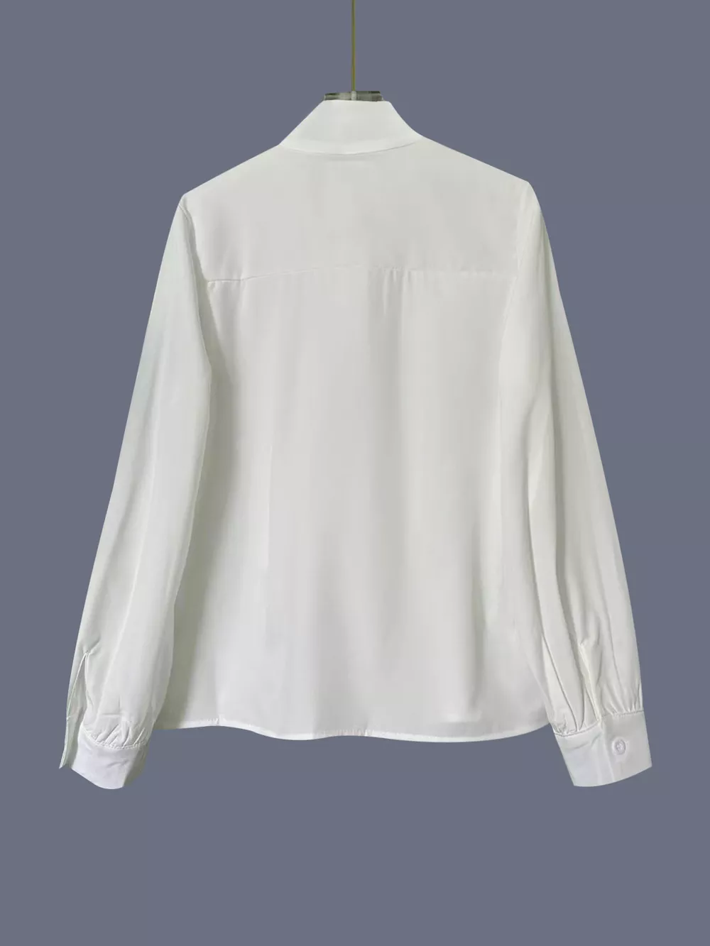 Tie-Neck Long Sleeve Blouse, image 7