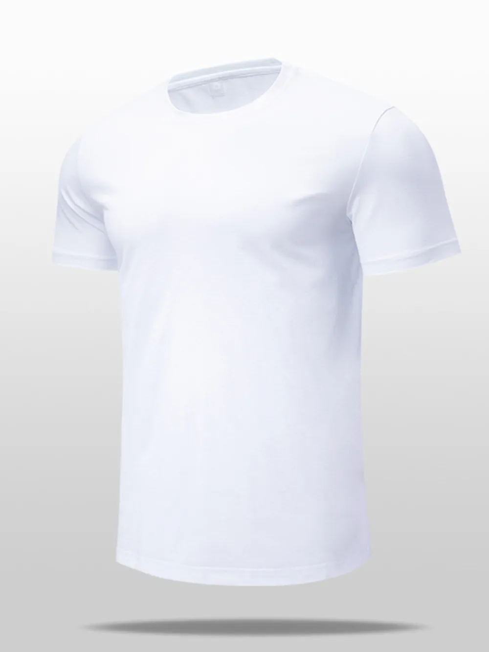 Men's Round Neck Short Sleeve Active T-Shirt, image 2