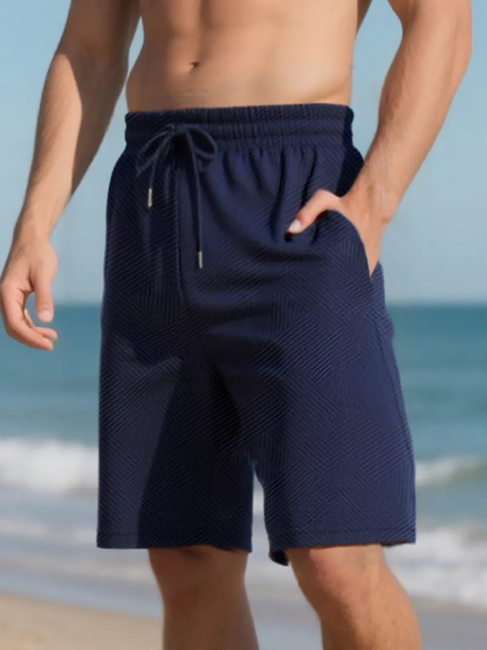 Men's Full Size Relaxed Fit Drawstring Shorts Plus Size, image 8
