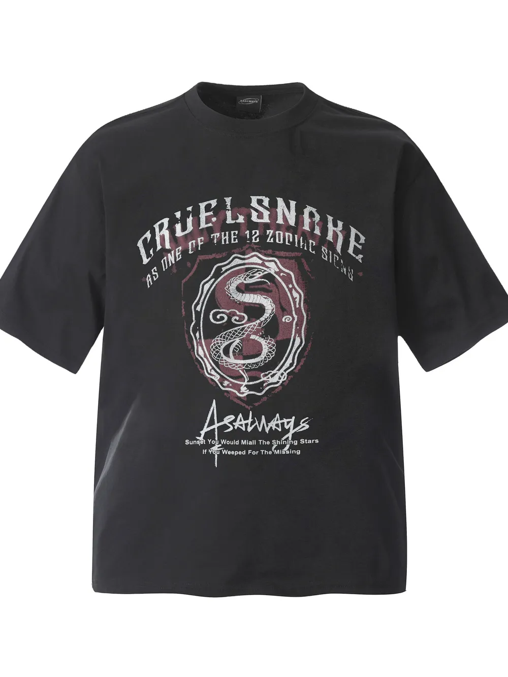 Men's Vintage Style Graphic Short Sleeve T-Shirt