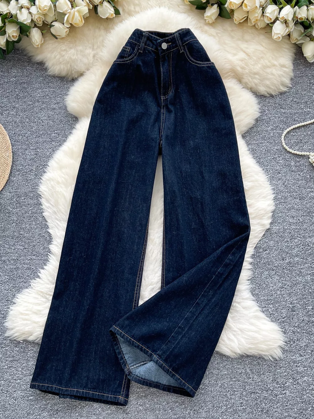 High Waist Wide Leg Jeans