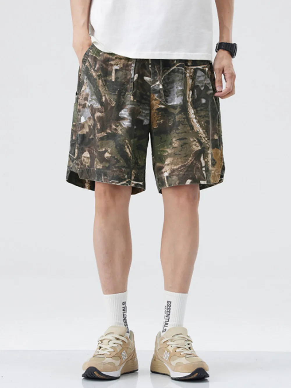 Men's Plus Size Loose Fit Shorts, image 2