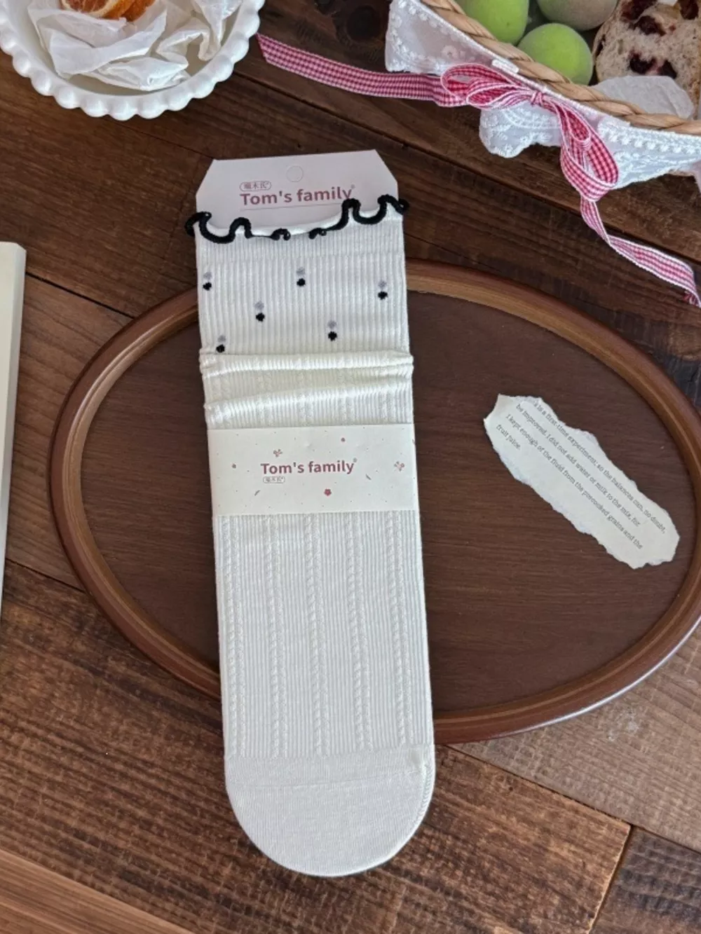 Ribbed Crew Socks, image 3