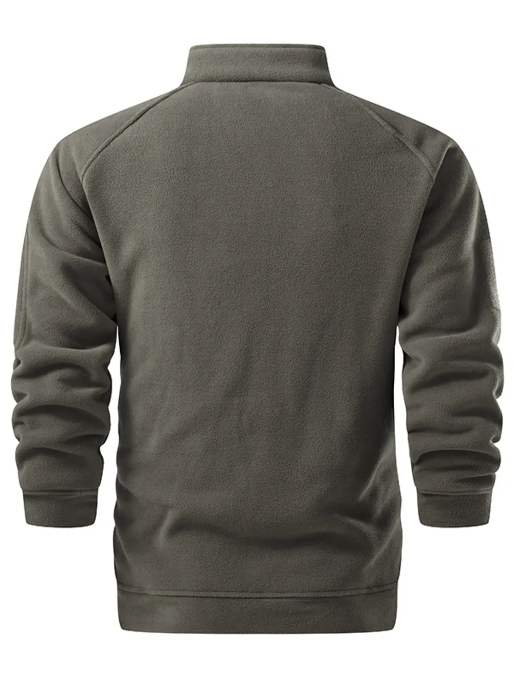 Men's Plus Size Fleece Lined Long Sleeve Sweatshirt, image 4
