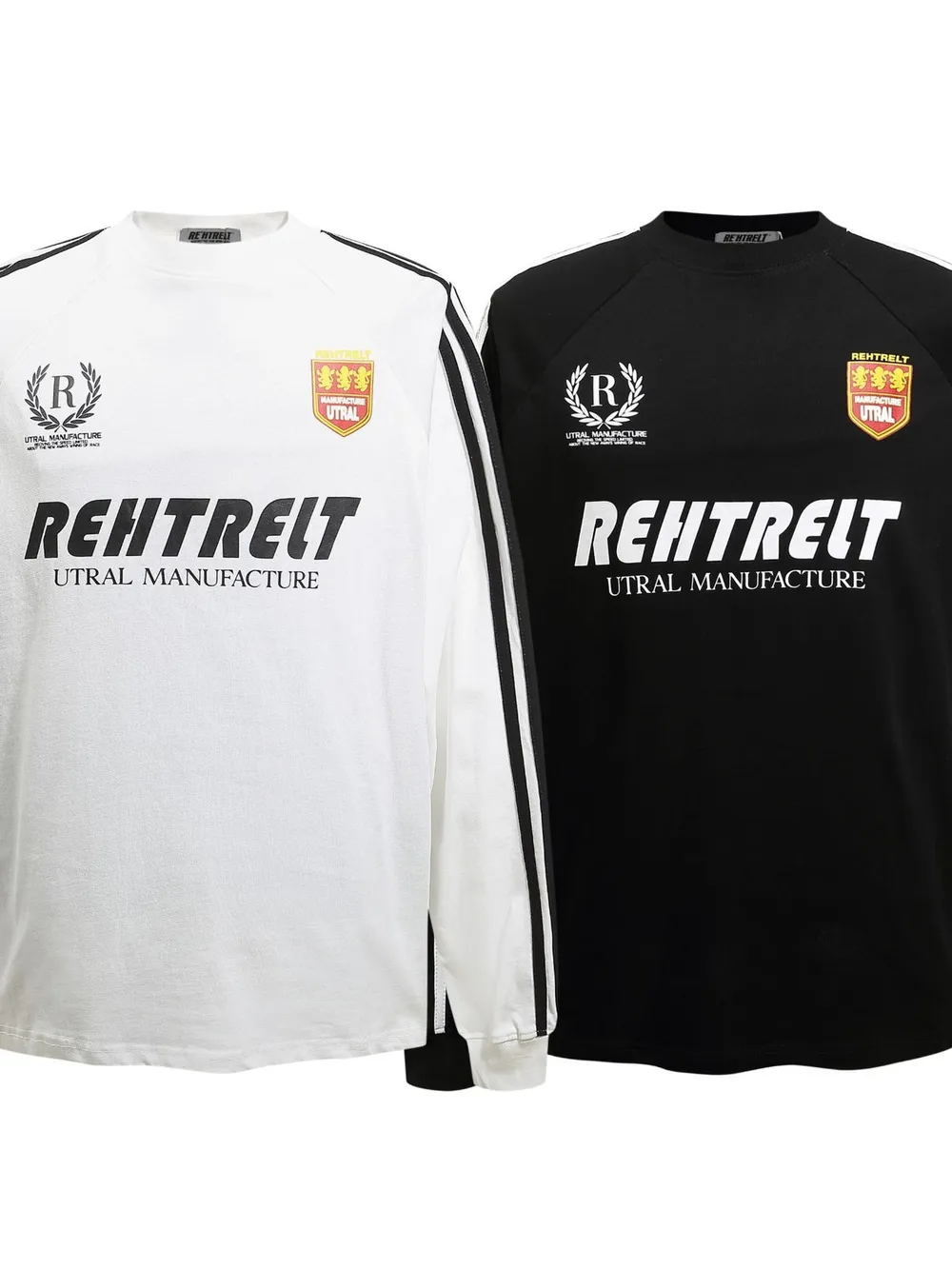 Men's Striped Long Sleeve Graphic T-Shirt, image 5