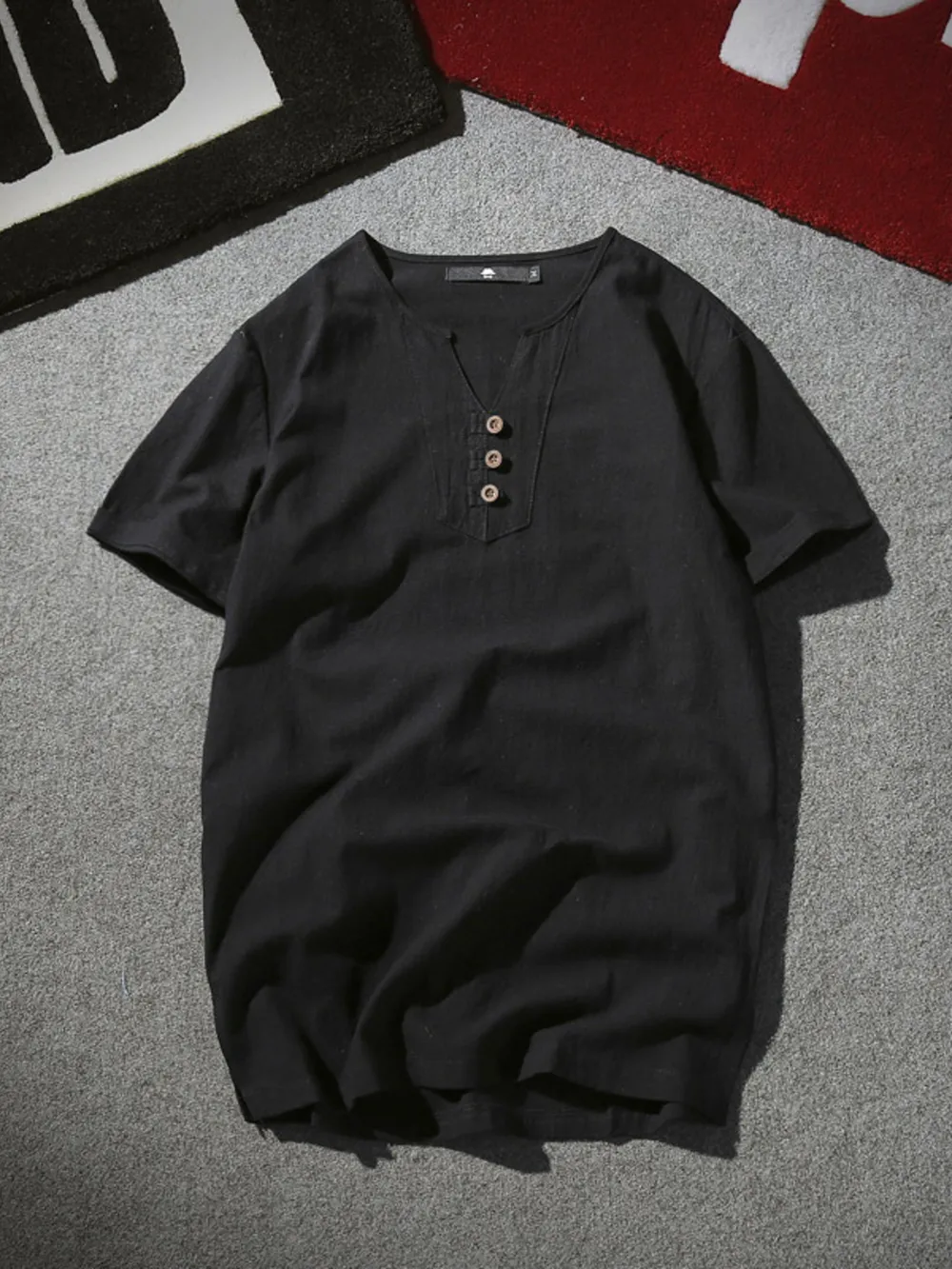 Men's Plus Size Casual Short Sleeve Shirt